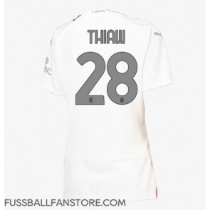 AC Milan Malick Thiaw #28 Replik Auswärtstrikot Damen 2023-24 Kurzarm